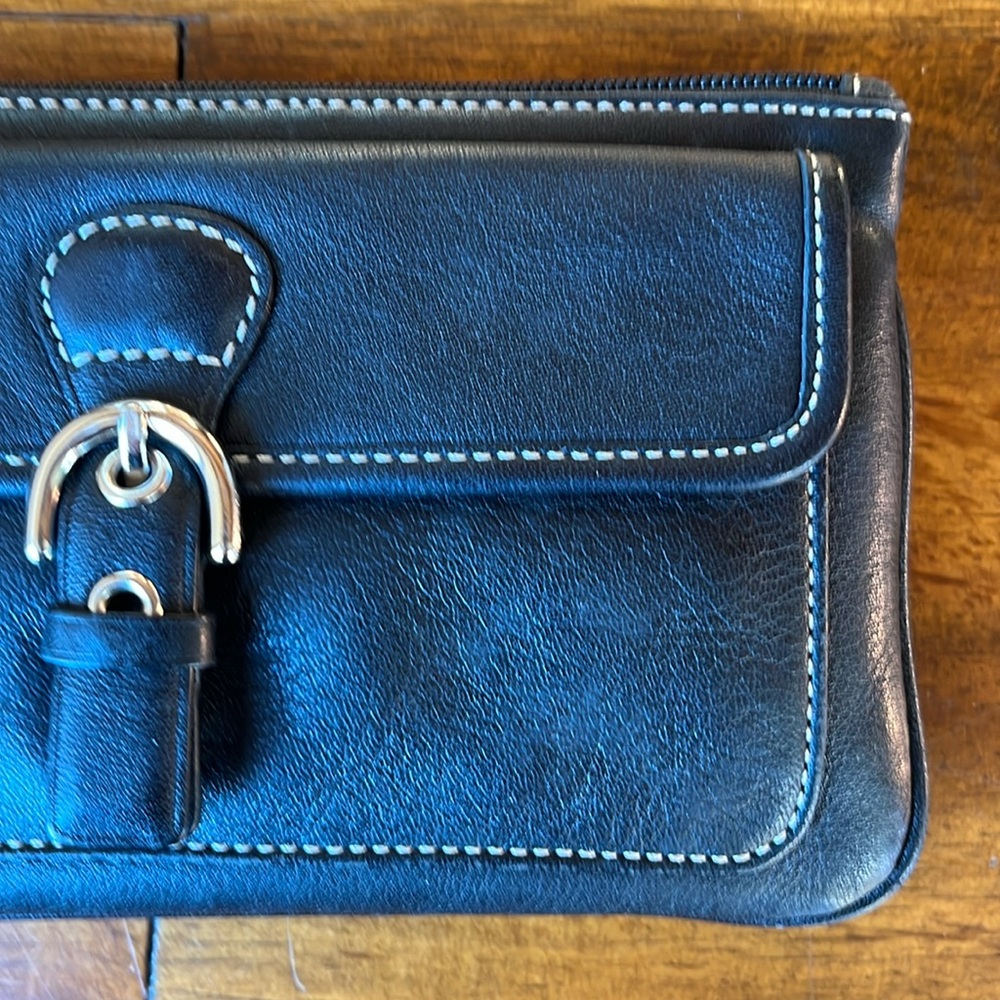 Coach Black Leather Wristlet - Picture 4 of 10